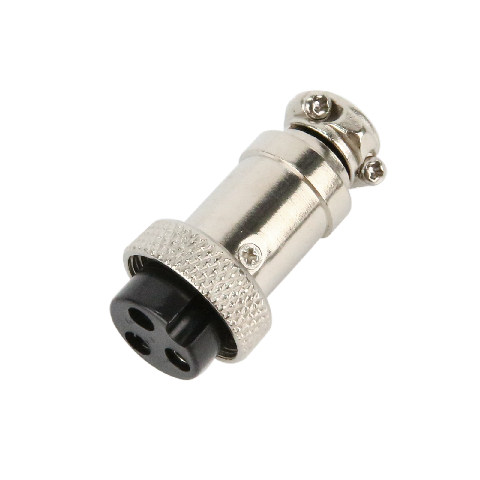 Авиационный разъём GX16 3-контактный, мама